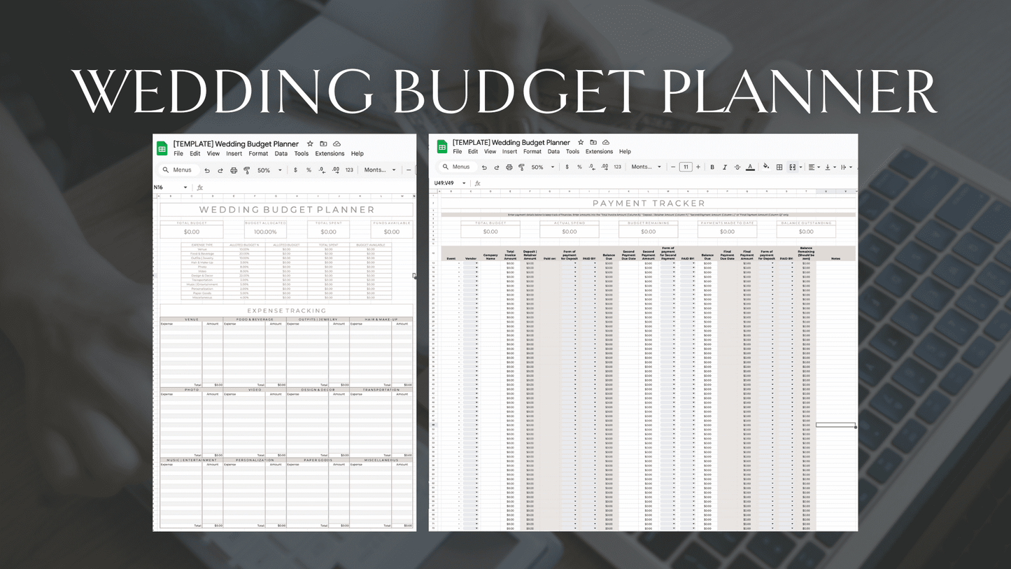 Wedding Budget Planner